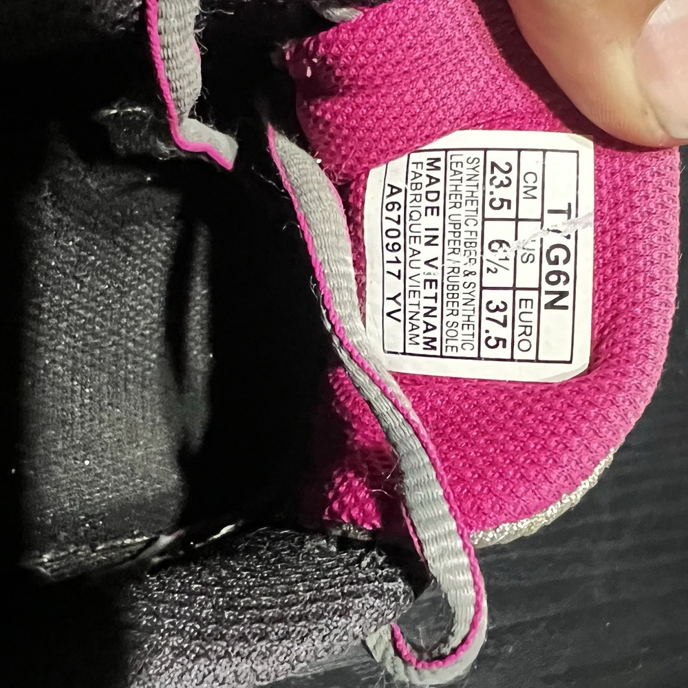 ASICS T7G6N Gel-Venture 6 Women's Running Shoes Size 6.5 Gray Pink, - Picture 8 of 9